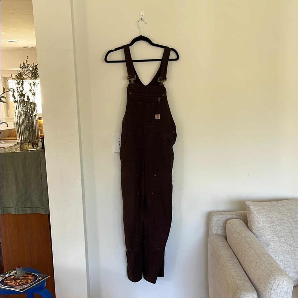 Women's Brown Overalls